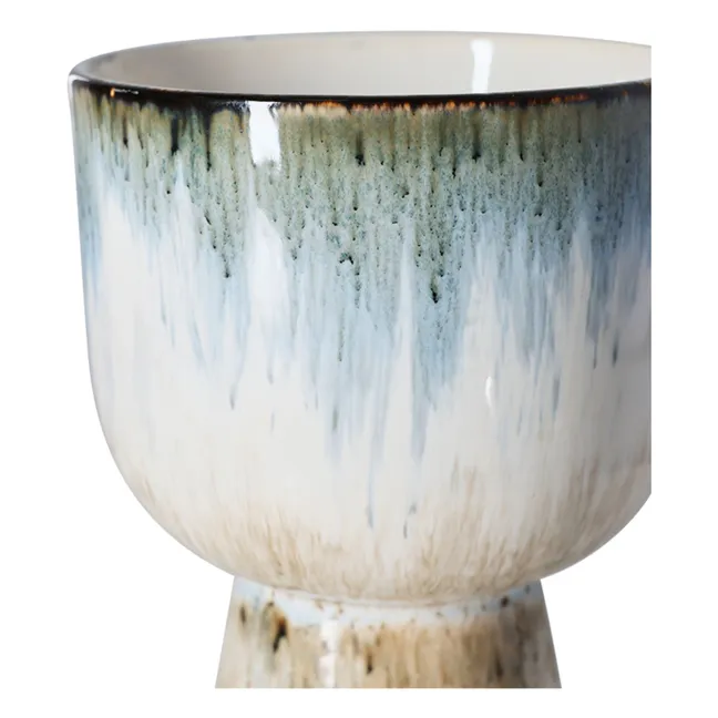 Retro plant pot | Light grey