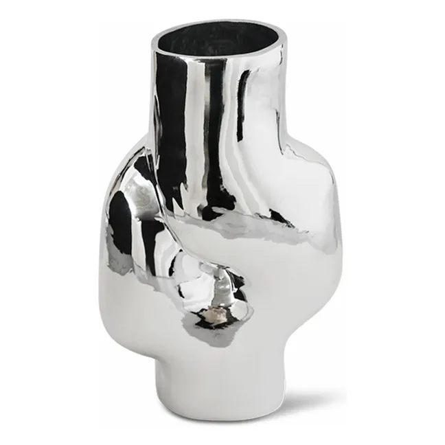 Vase Gleam | Chromé