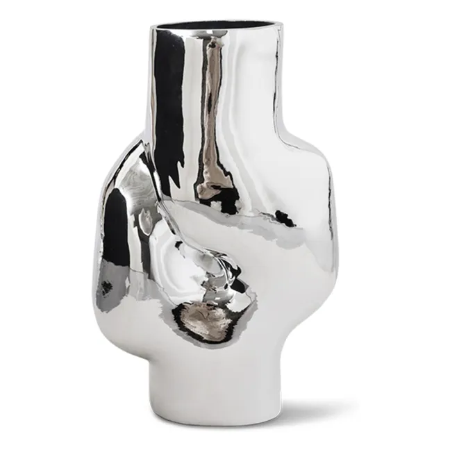 Vase Gleam | Chromé