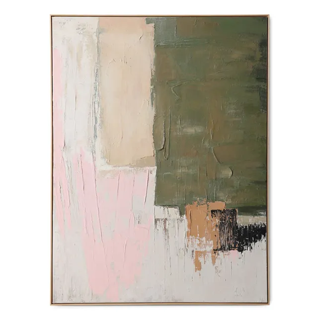 Peinture Abstraite Nomad | Vert kaki
