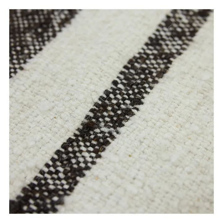 Tapis kelim rayé | Crème- Image produit n°3