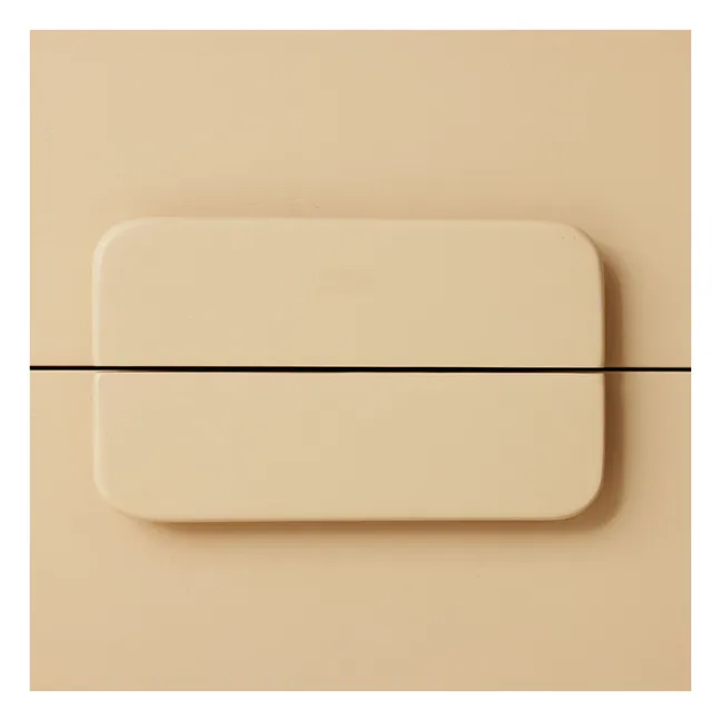 Amplia cómoda de 4 cajones | Crema