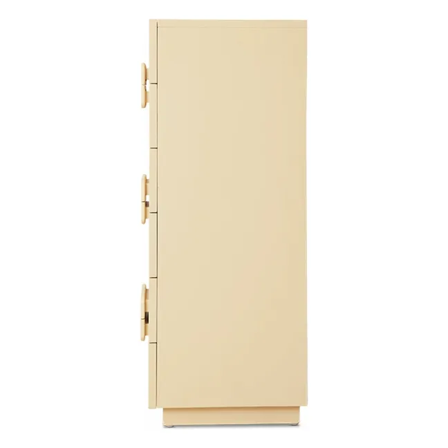 Amplia cómoda de 4 cajones | Crema