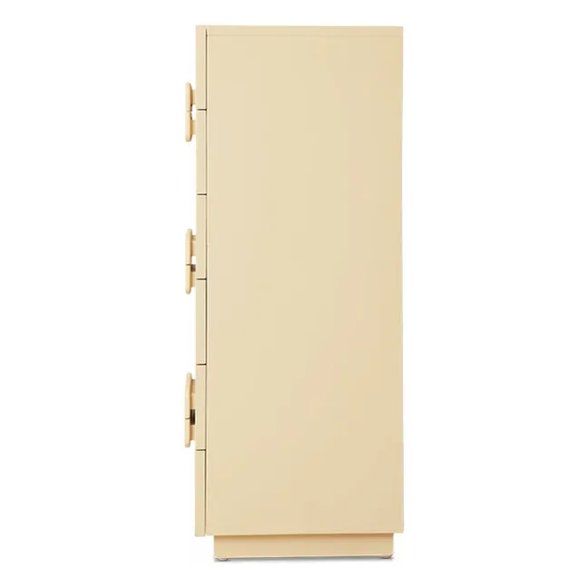 Commode 4 tiroirs Spacious | Crème