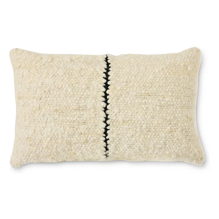 Coussin en laine | Crème- Image produit n°0