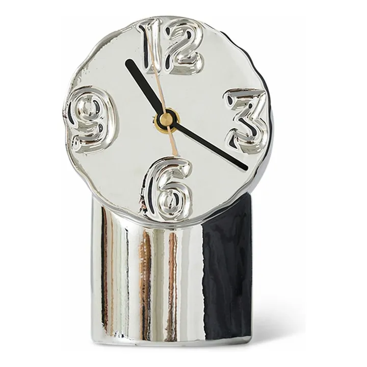 Horloge en céramique Retro | Chromé- Image produit n°3
