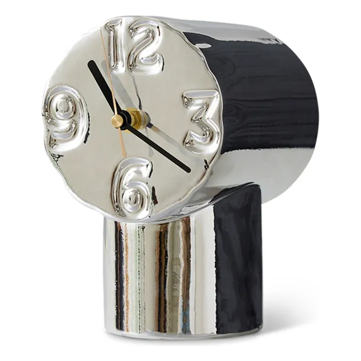 Horloge en céramique Retro | Chromé- Image produit n°0