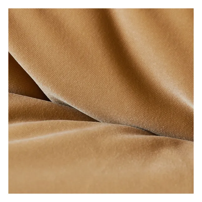 Tumbona de terciopelo Arc | Crema