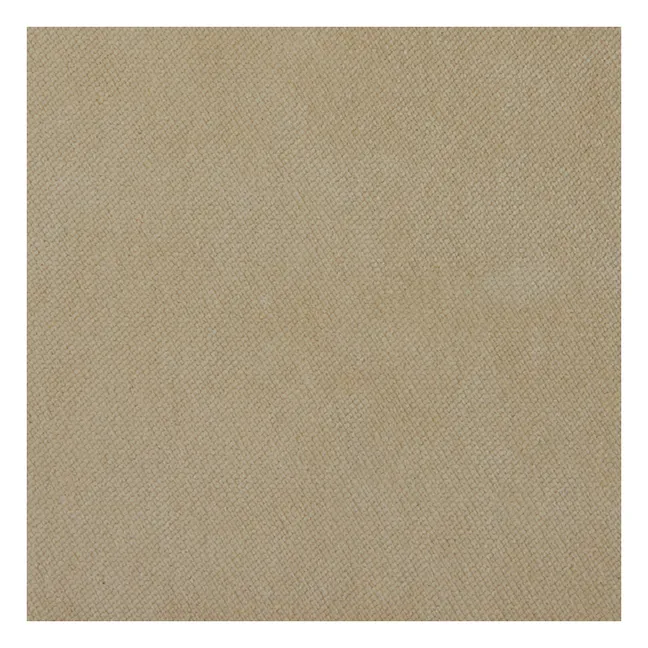 Tumbona de terciopelo Arc | Crema