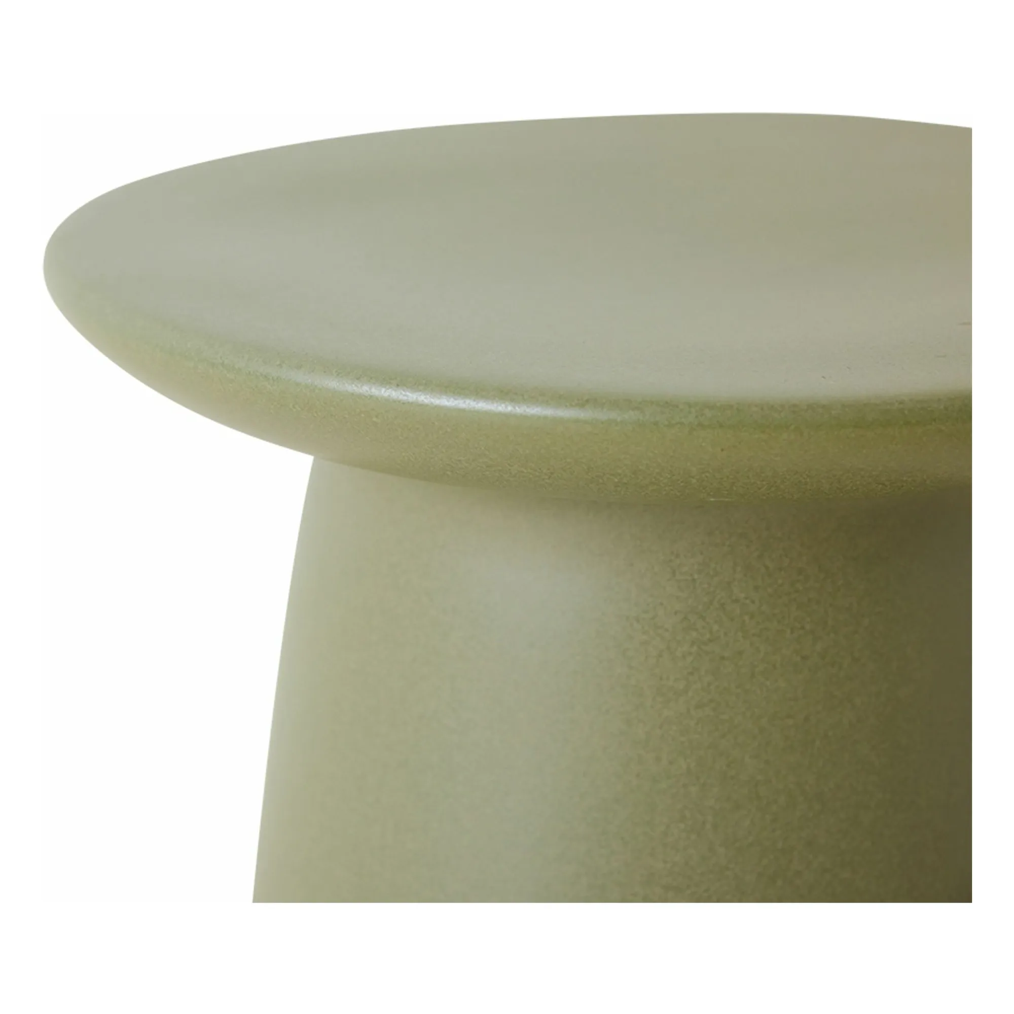 Table d'appoint en faïence | Vert kaki- Image produit n°4