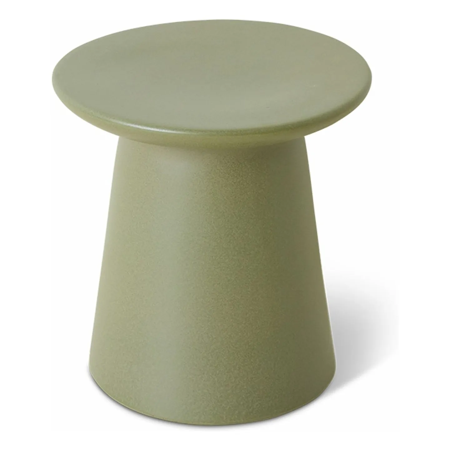 Table d'appoint en faïence | Vert kaki- Image produit n°3