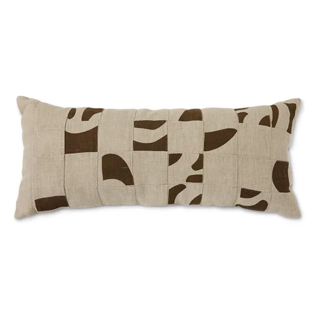 Coussin patchwork | Naturel