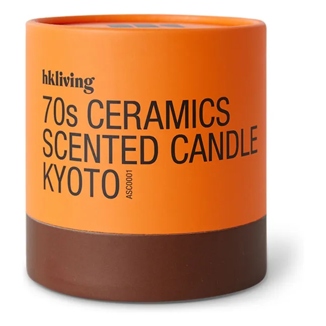 Kerze 70s ceramics Kyoto | Braun