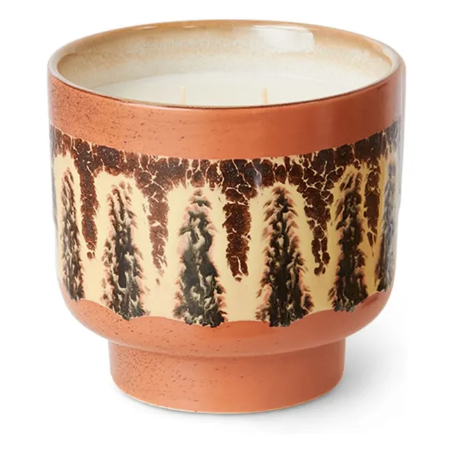 Bougie 70s ceramics Kyoto | Marron