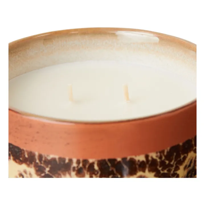 70s ceramics Kyoto candle | Brown- Product image n°5