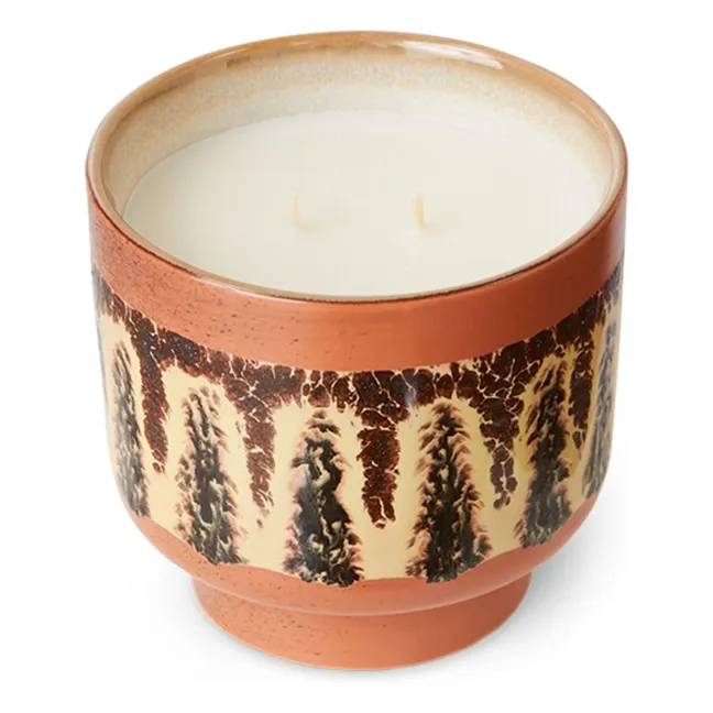 Kerze 70s ceramics Kyoto | Braun