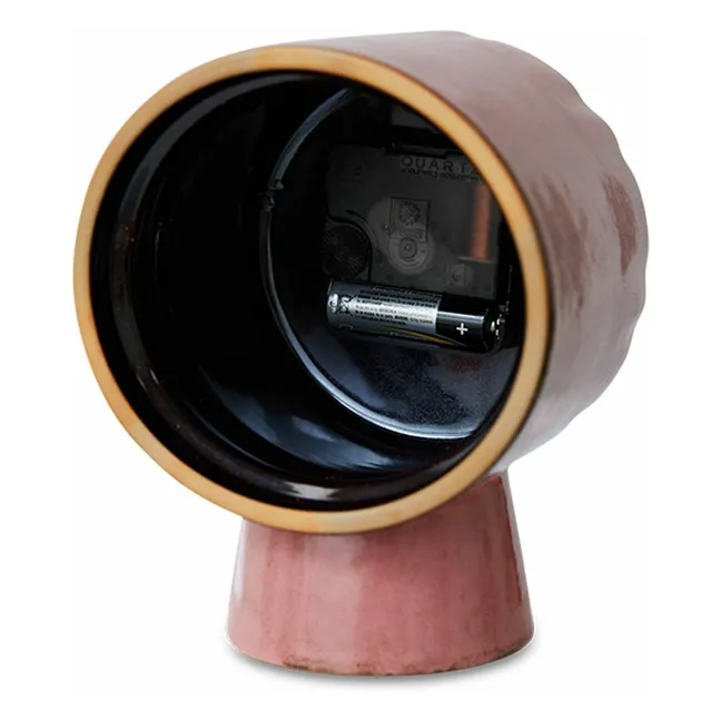 Orologio retrò in ceramica | Rosa