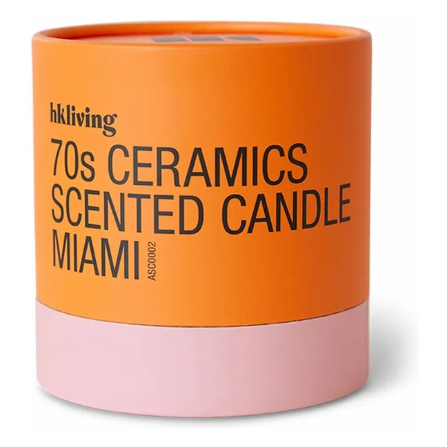Kerze 70s ceramics Miami | Rosa