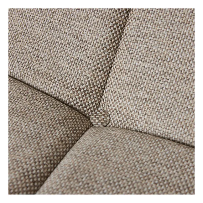 Fauteuil lounge outdoor Lazy | Crème