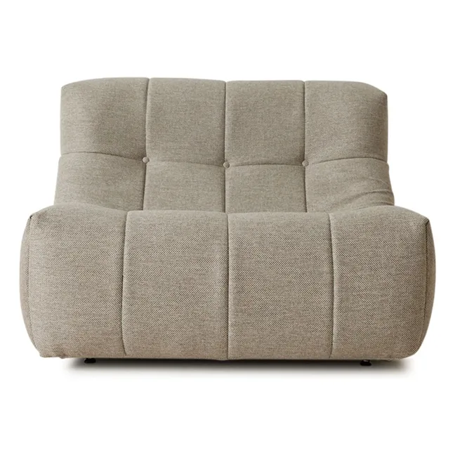 Fauteuil lounge outdoor Lazy | Crème