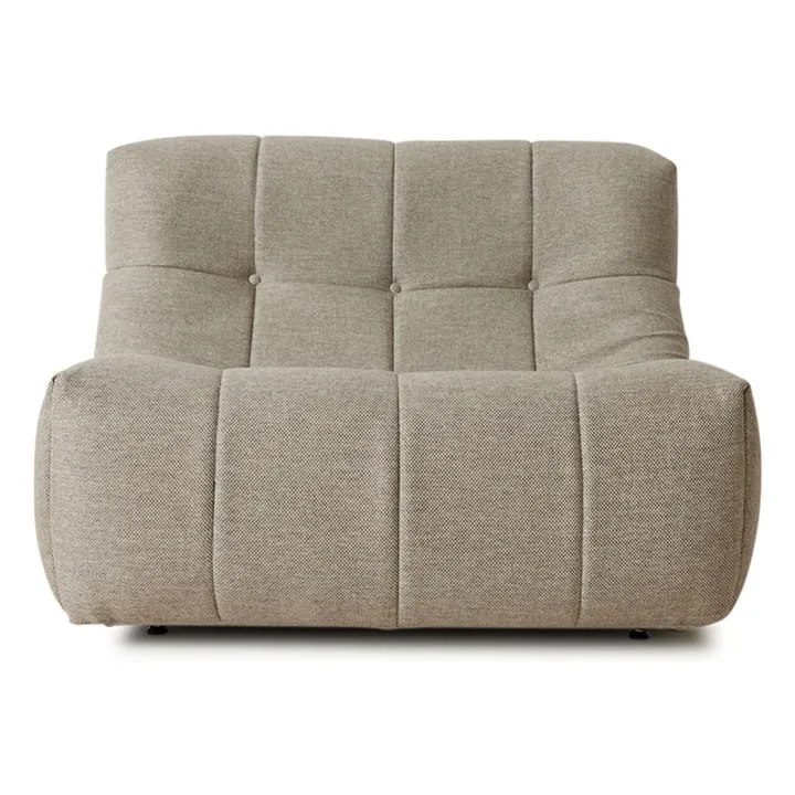 Fauteuil lounge outdoor Lazy | Crème- Image produit n°1