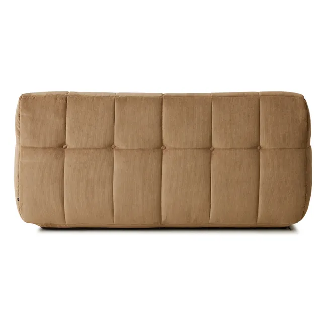 Cord-Lounge-Sofa Lazy | Hellbraun