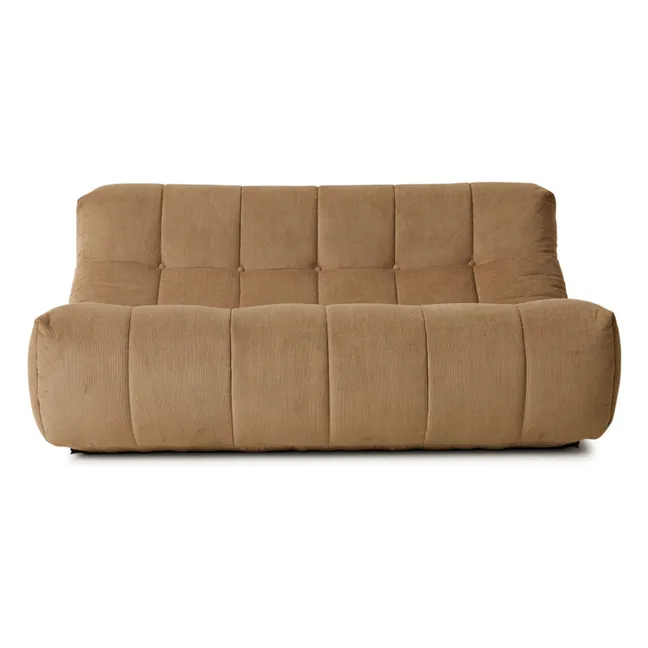 Cord-Lounge-Sofa Lazy | Hellbraun
