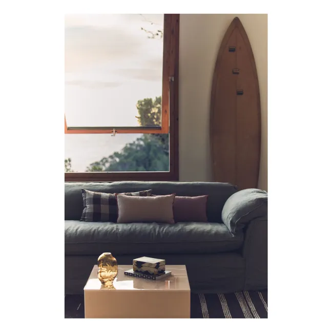Nomad 3-Sitzer Leinen-Sofa | Khaki