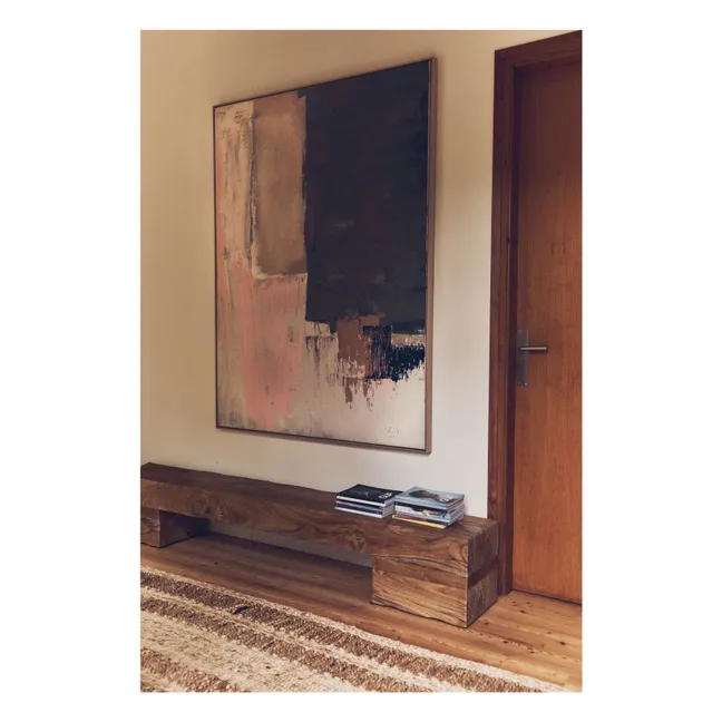 Peinture Abstraite Nomad | Vert kaki
