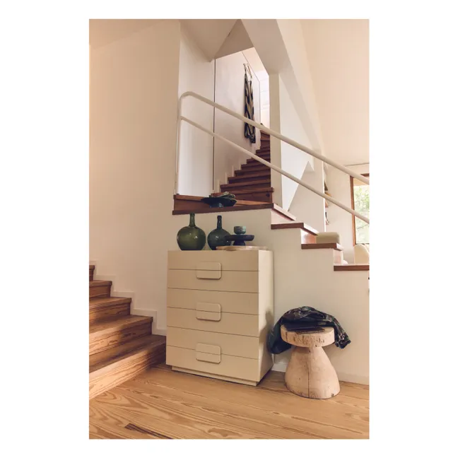 Commode 4 tiroirs Spacious | Crème
