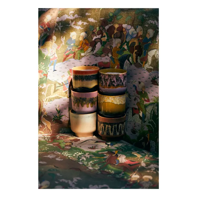 Bougie 70s ceramics Tulum | Orange