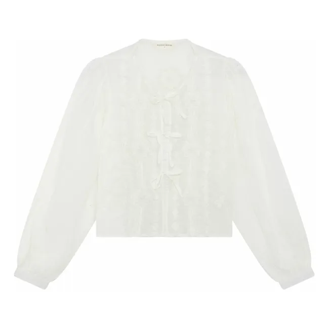 Blouse Lord Byron Ludovica | Blanc