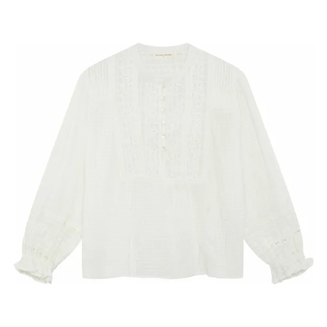 Blouse Lord Byron Sabine | Blanc