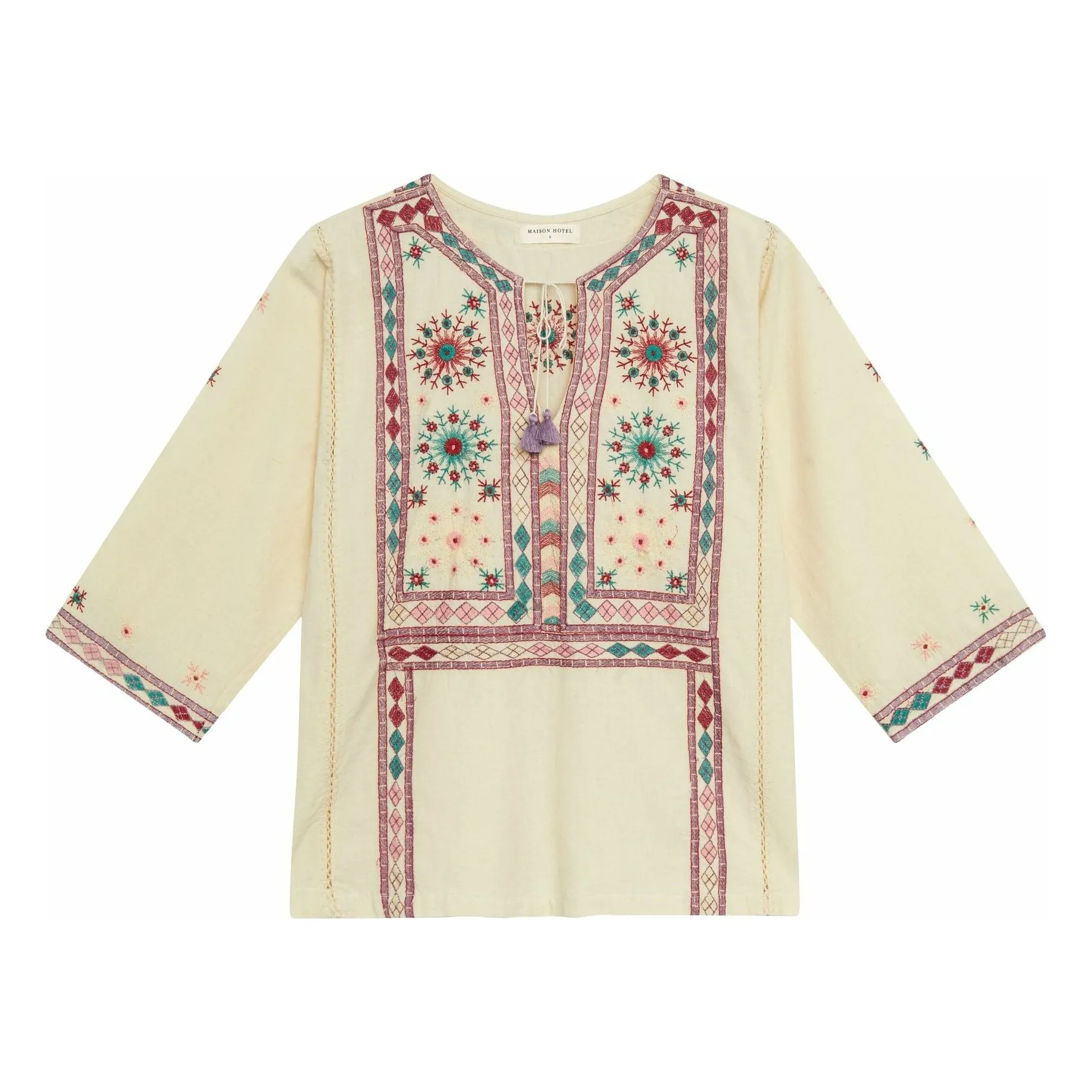Blouse Choti Holi Nimirta | Ecru- Image produit n°0