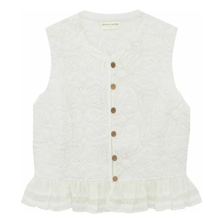 Gilet Sans Manches Tesela Sandro | Blanc- Image produit n°0