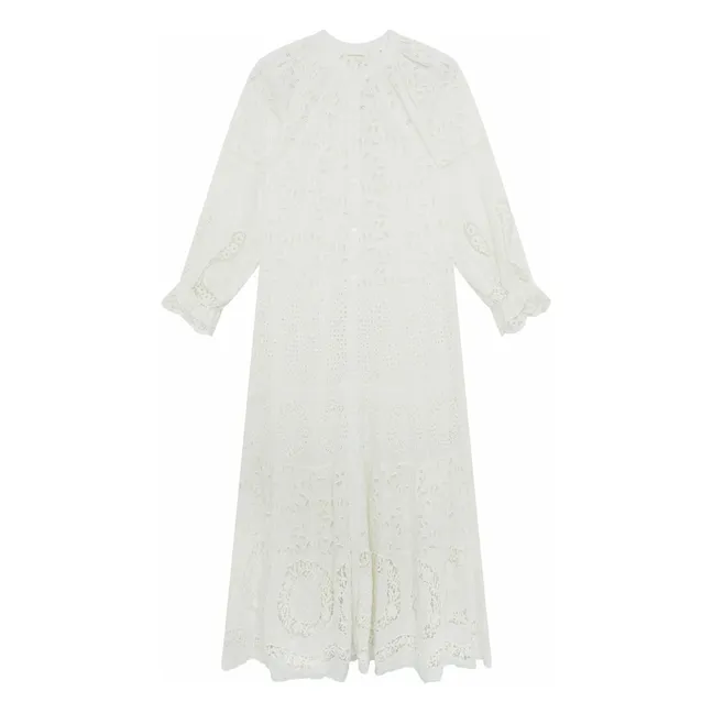 Vestido Canterbury Patch Lilibet | Blanco