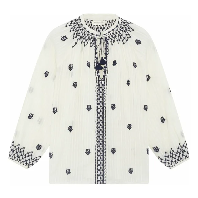 Blouse Santorini Sybille | Blanc