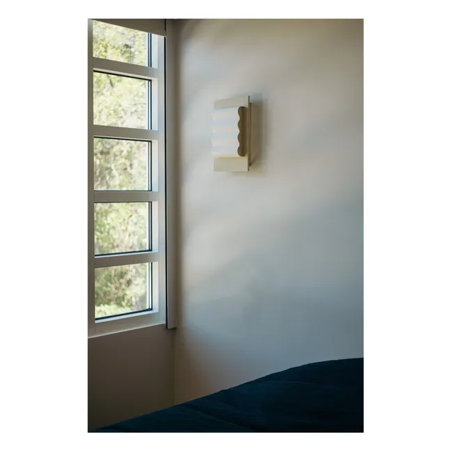 Lampada da parete Frame Wave | Off-White