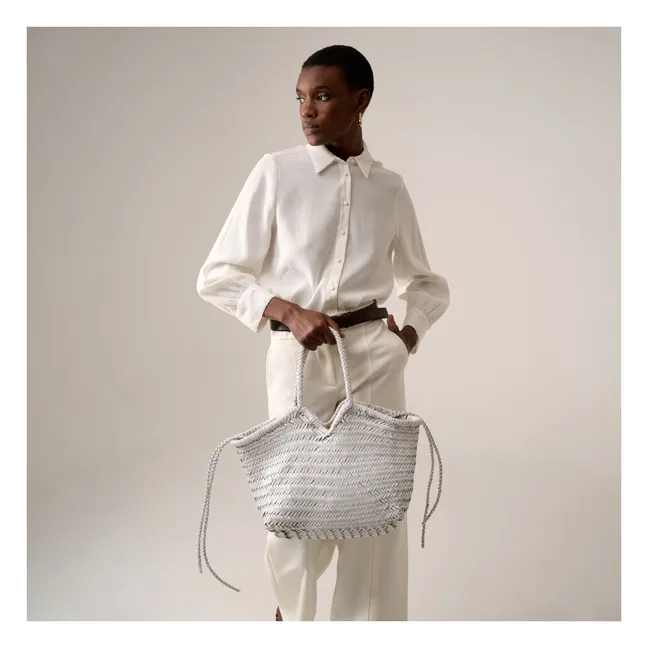 Borsa Neruda in pelle | Bianco