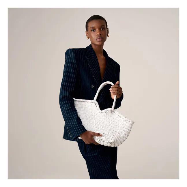 Borsa Neruda in pelle | Bianco