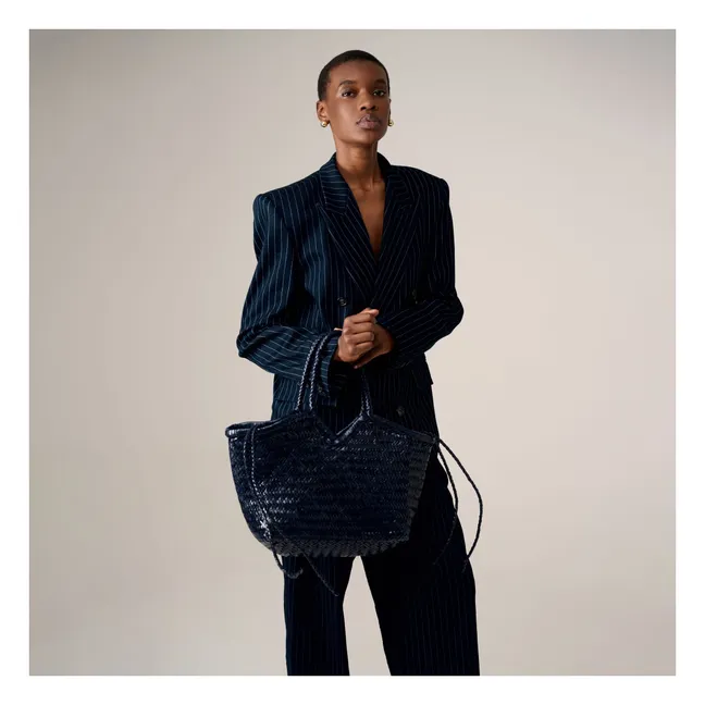 Einkaufstasche Neruda Leder | Navy