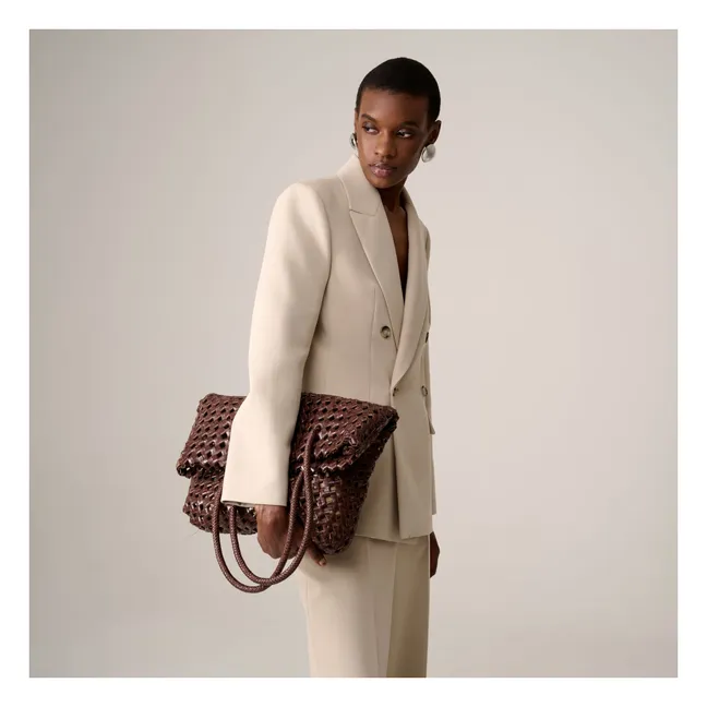 Tote Tasche Montale Leder | Schokoladenbraun