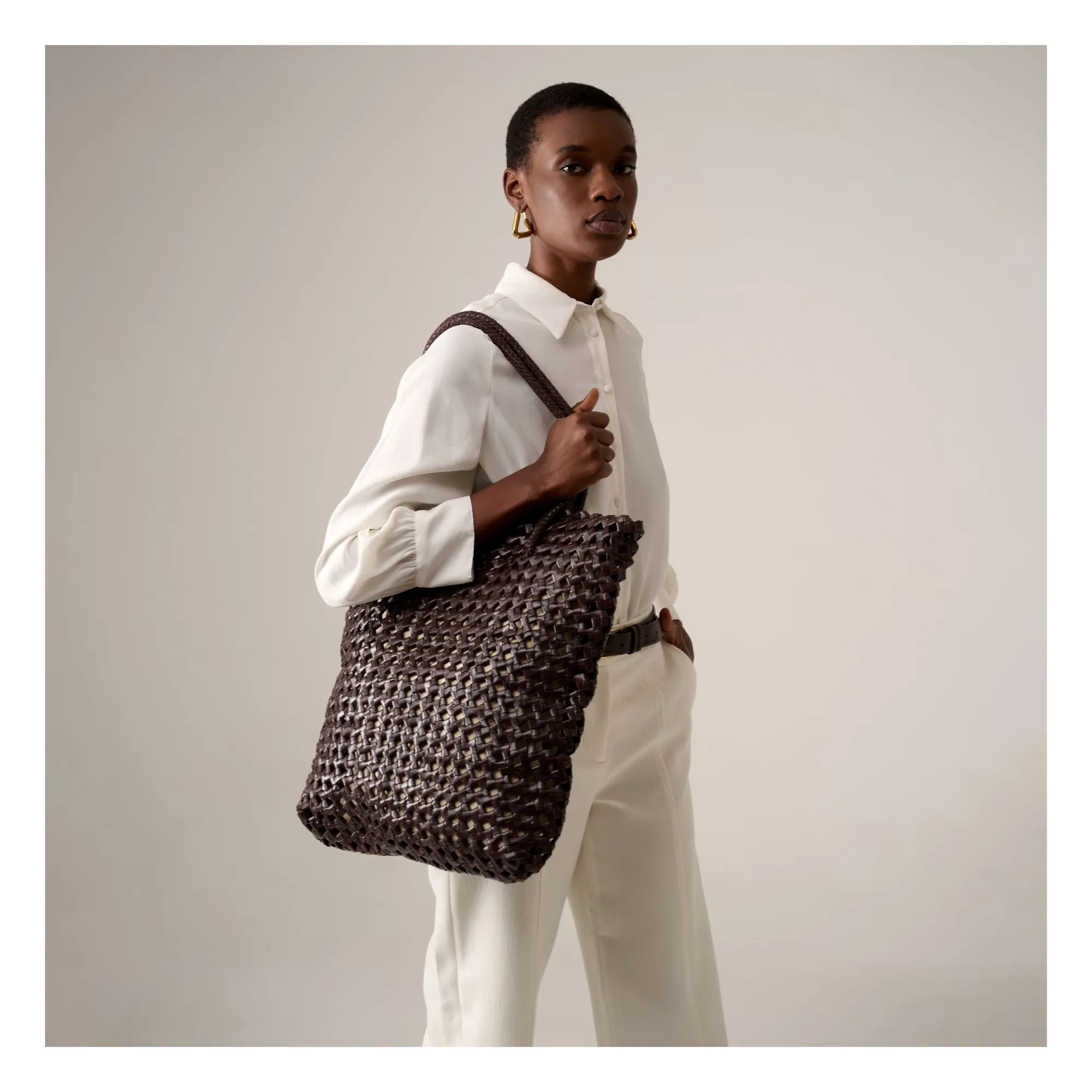Sac Tote Montale Cuir | Chocolat- Image produit n°1