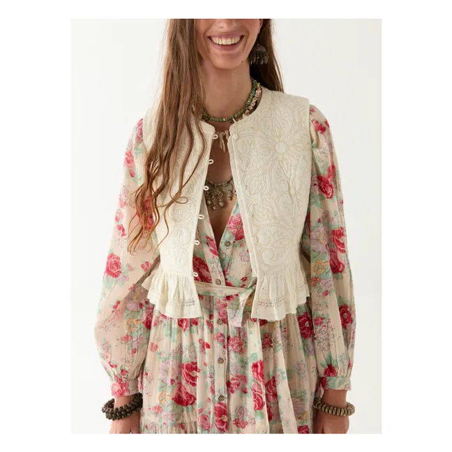 Gilet Sans Manches Tesela Sandro | Blanc