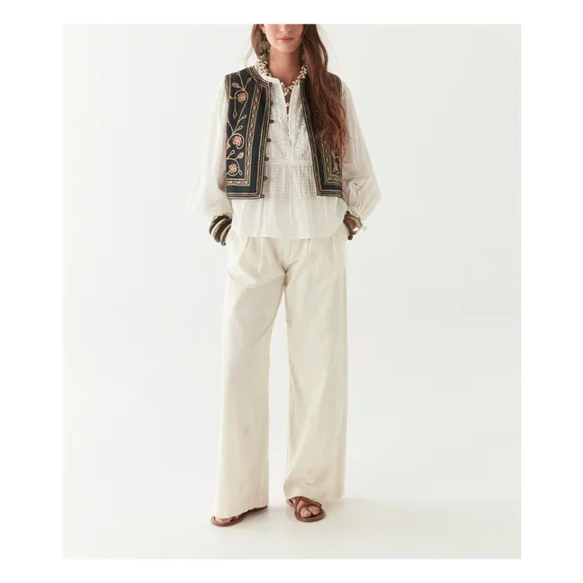 Hendrix Garden Gabri Sleeveless Vest | Black