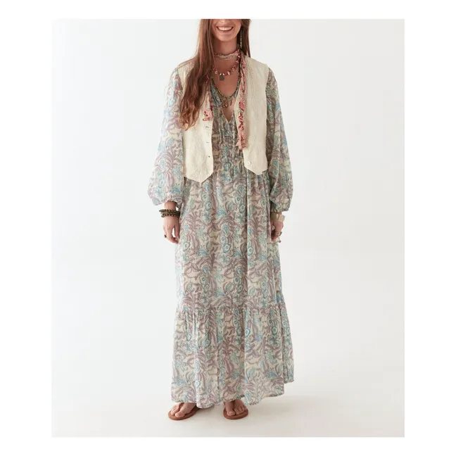 Delphine Arcachon Sleeveless Vest | Ecru