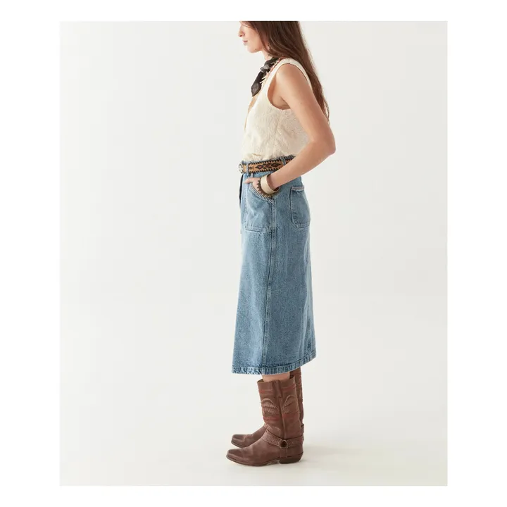 Gilet Sans Manches Arcachon Delphine | Ecru- Image produit n°3