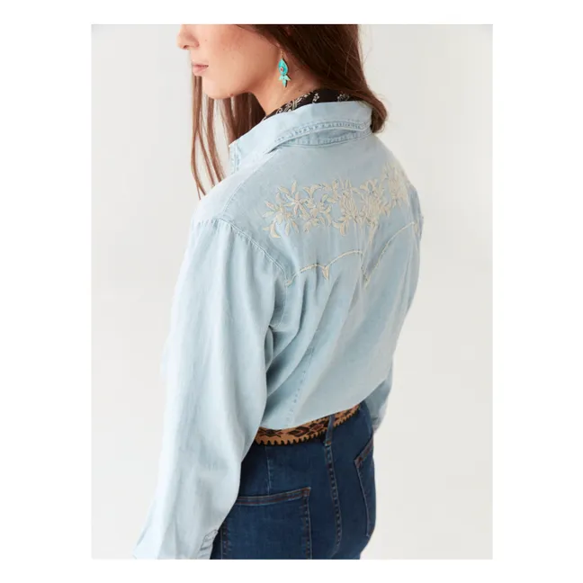 Chemise Texas Sun Austin | Bleu ciel