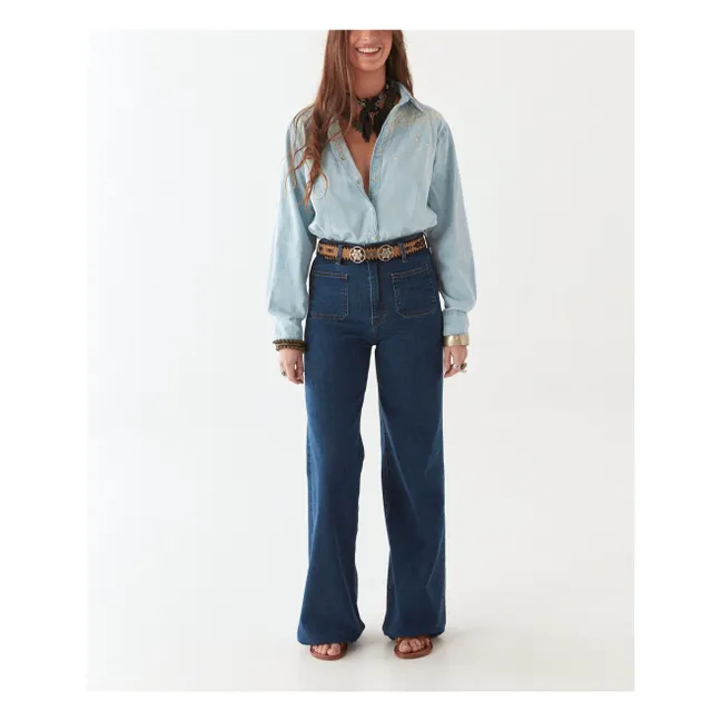 Chemise Texas Sun Austin | Bleu ciel