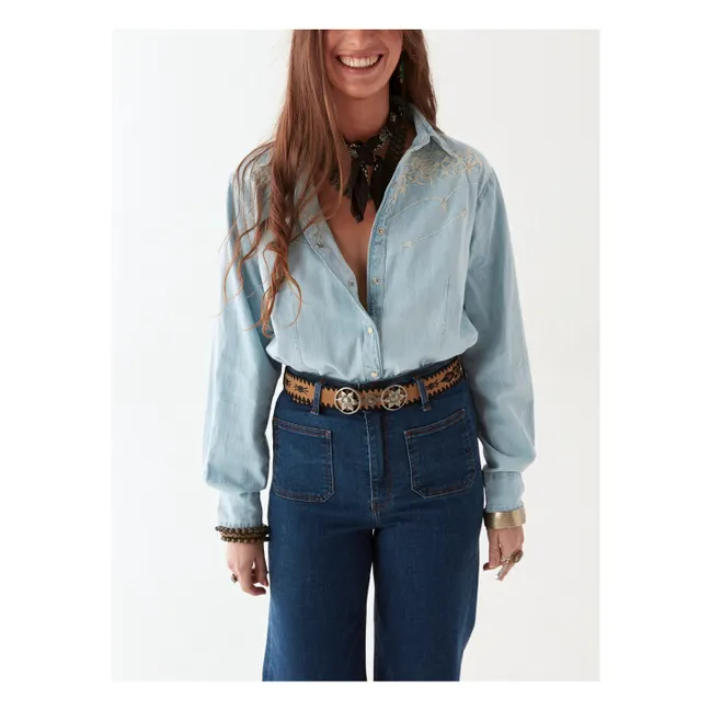 Chemise Texas Sun Austin | Bleu ciel